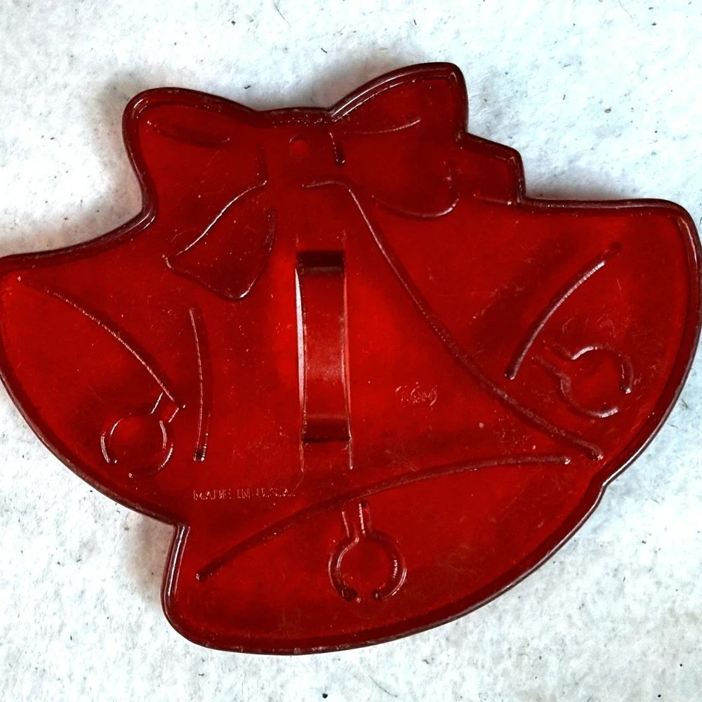Vintage Hallmark Christmas Cookie Cutters Angel Bell USA Retro Holiday Baking